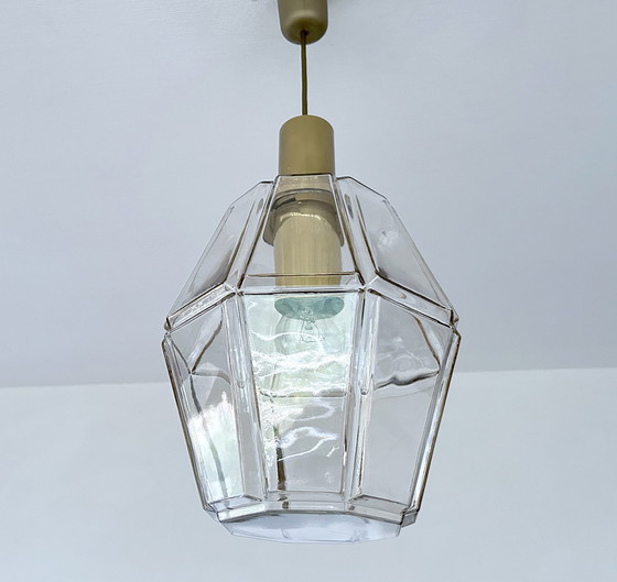 Image 1 of Lámpara colgante grande de cristal de Limburgo