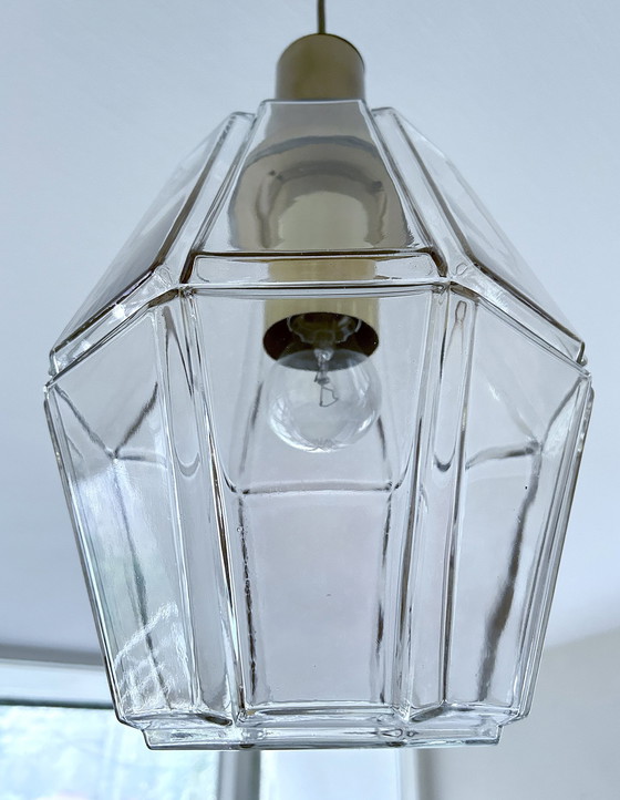 Image 1 of Lámpara colgante grande de cristal de Limburgo