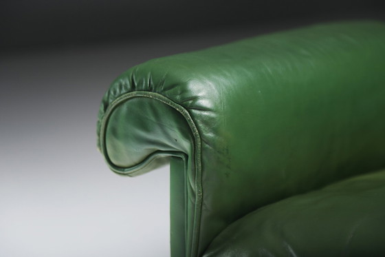 Image 1 of Very Rare Ds 31 Lounge Set In Green Leather By De Sede Team For De Sede Swiss