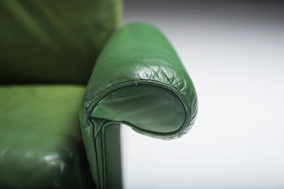 Image 1 of Very Rare Ds 31 Lounge Set In Green Leather By De Sede Team For De Sede Swiss