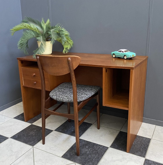 Image 1 of Wood desk 1960s