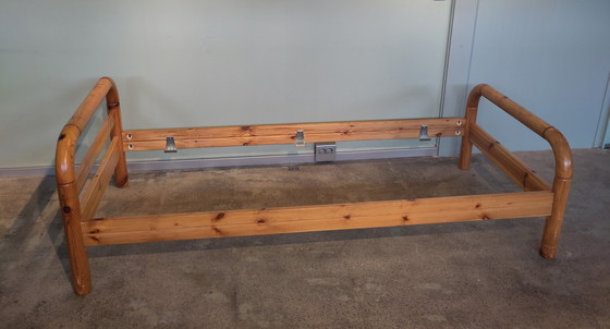 Image 1 of Vintage bed pine wood