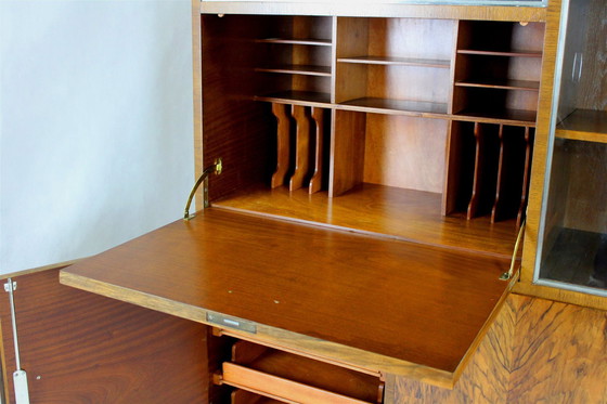 Image 1 of Robert Slezak Tubular Steel Cabinet With Secretary