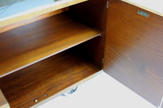 Image 1 of Robert Slezak Tubular Steel Cabinet With Secretary