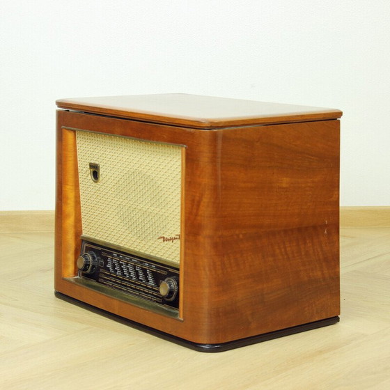 Image 1 of Vintage Tesla Dirigent gramoradio, Czechoslovakia 1956