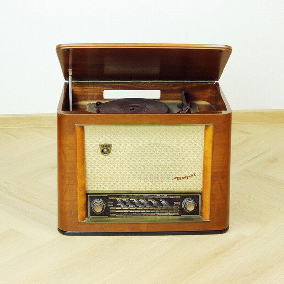 Image 1 of Vintage Tesla Dirigent gramoradio, Czechoslovakia 1956