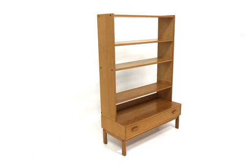  Scandinavian Oak Bookcase, Sweden, 1960