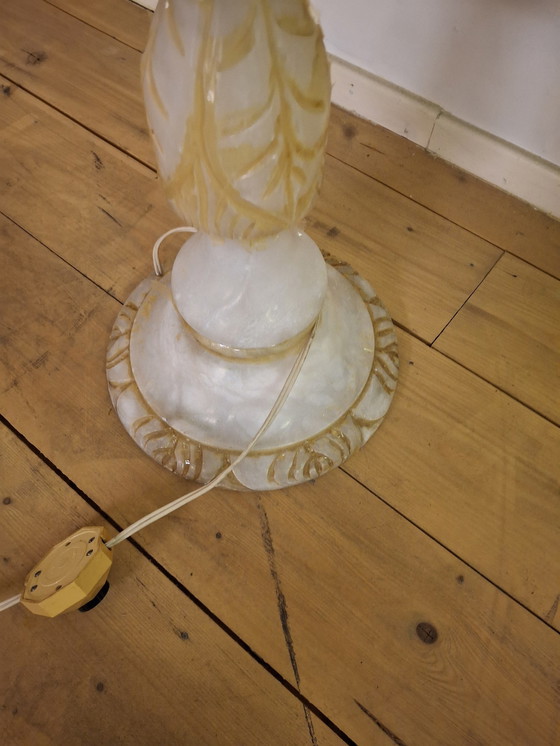 Image 1 of Lámpara de pie de alabastro 