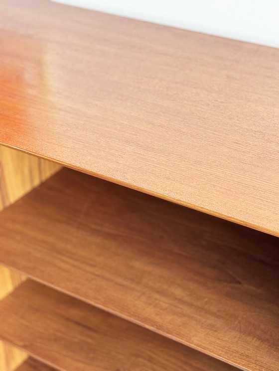 Image 1 of Large Danish Mid - Century Modern Teak Sideboard with Tambour Doors by Arne Vodder for Sibast