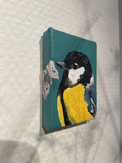 Painting Of A Great Tit