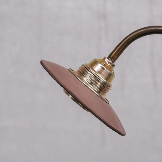 Image 1 of Vintage English mercury glass pendant lamp, 1930s