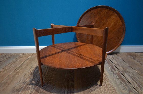 Image 1 of Teak side table