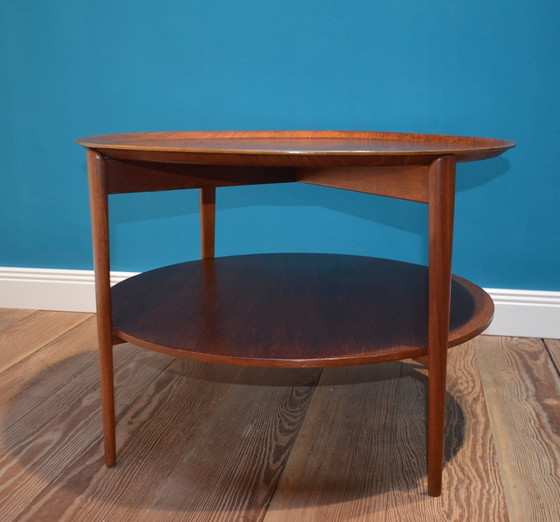 Image 1 of Teak side table