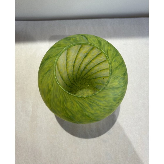 Image 1 of Vintage glass paste vase for Verrerie V.a.