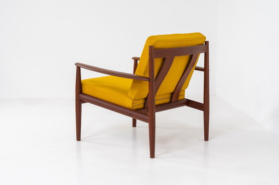 Image 1 of “Fd-128” Easy Chair By Grete Jalk For France & Son (Denmark, 1960S).