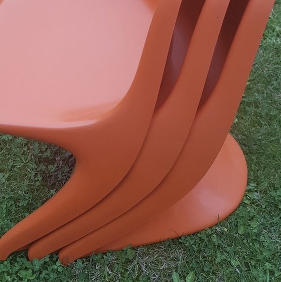 Image 1 of 3X Stackable Childrens Casalino Chairs By Alexander Begge For Casala