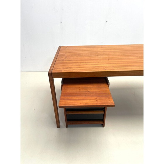 Image 1 of Mid-century wooden scandinavian desk with drawers, 1960s