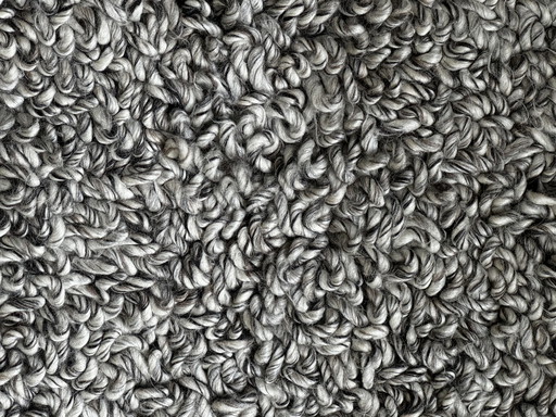 Matser Wool designer rug gray mottled