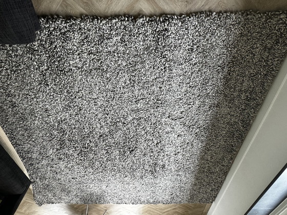 Image 1 of Matser Wool designer rug gray mottled