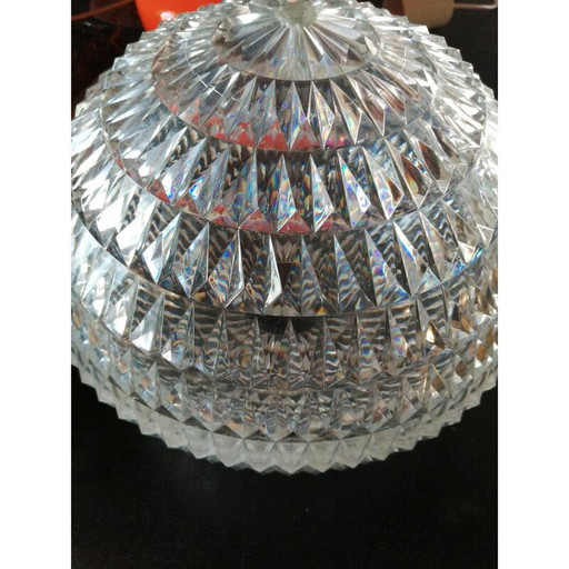 Vintage Diamond pendant lamp by Aloys Gangkofner for Erco, 1970