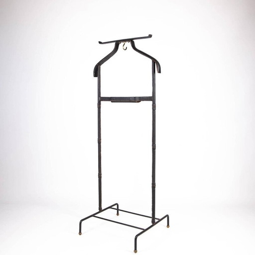 Vintage nightstand by Jacques Adnet 1950s