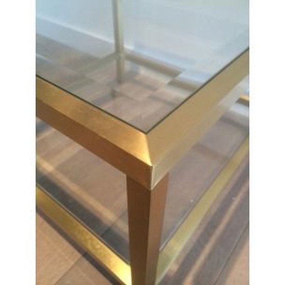 Image 1 of 2 tavolini vintage in ottone anodizzato, 1960