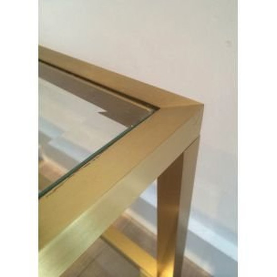 Image 1 of 2 tavolini vintage in ottone anodizzato, 1960