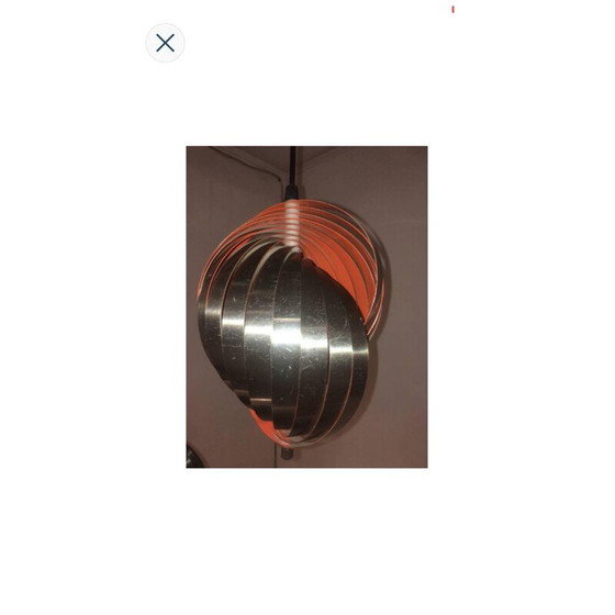 Image 1 of Vintage Henri Mathieu 1970 hanging lamp