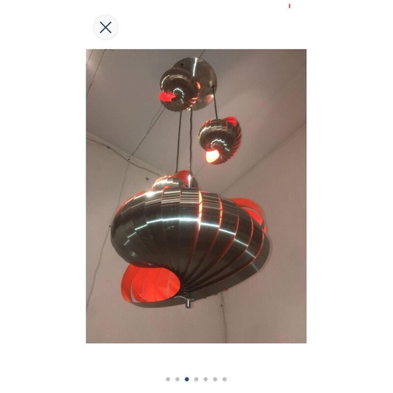 Image 1 of Vintage Henri Mathieu 1970 hanging lamp