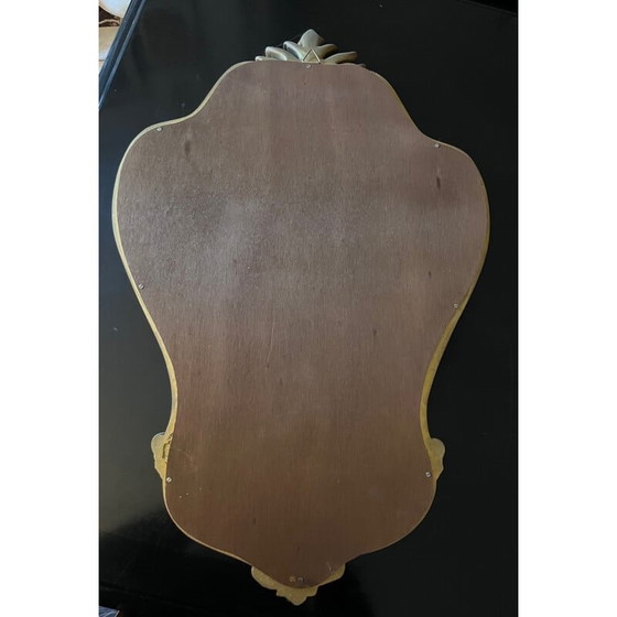 Image 1 of Specchio vintage in legno dorato, anni '50