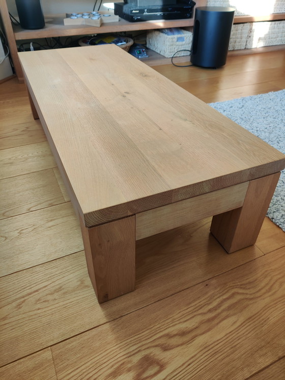 Image 1 of Modern Oak Side Table