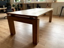 2x Studio Mesa table design en chêne