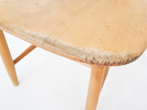 Image 1 of 2x vintage spindle back dining chairs