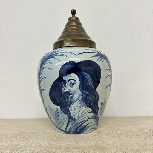 Delft Blue Tobacco Pot Delft Blue Tobacco Jar