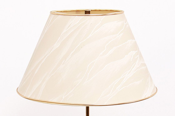 Image 1 of Hollywood Regency Messing table lamp with shade, 1970s