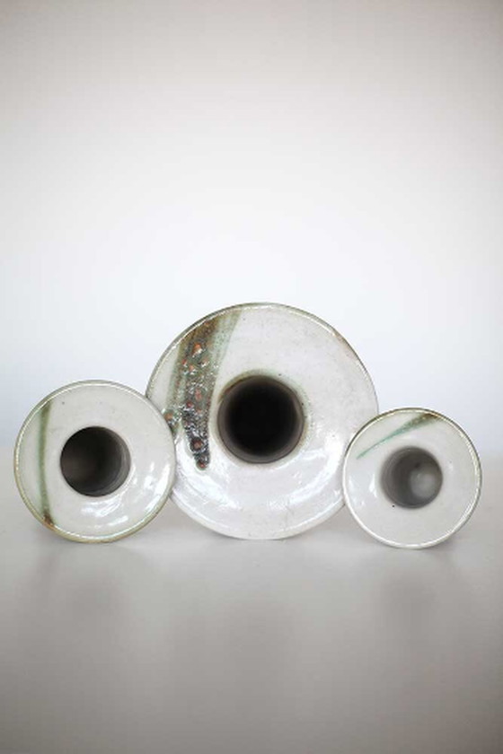 Image 1 of 3x vase Piet Knepper Mobach fait main