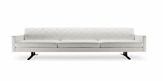 Image 1 of Poltrona Frau Kennedee 3-seat White Leather