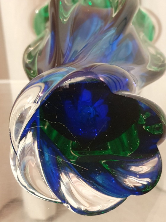 Image 1 of Mid - Century glass vase