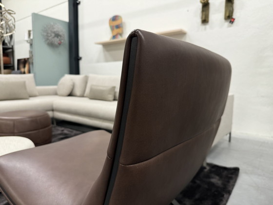 Image 1 of Eyye Juno Armchair Dayton Chocolat Leather