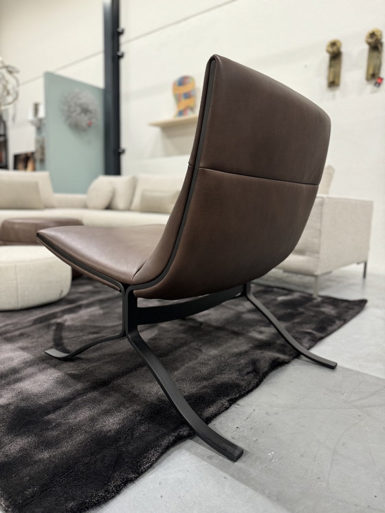 Image 1 of Eyye Juno Armchair Dayton Chocolat Leather