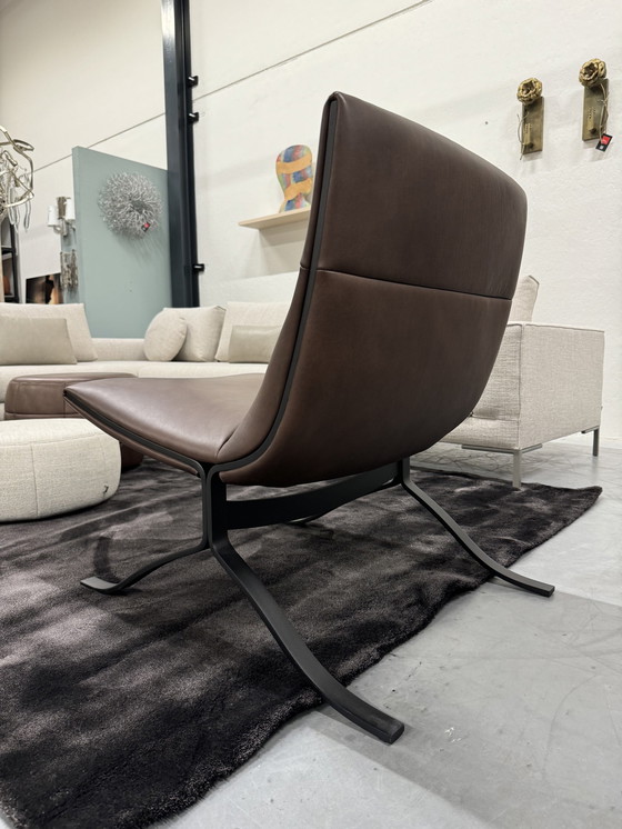 Image 1 of Eyye Juno Armchair Dayton Chocolat Leather