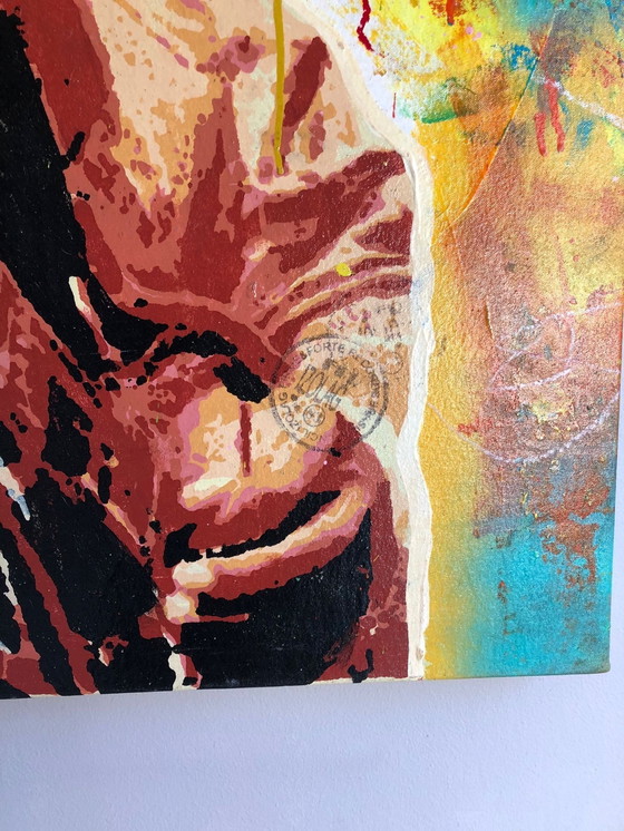 Image 1 of Rodrigo Izolag Bb King Original Painting