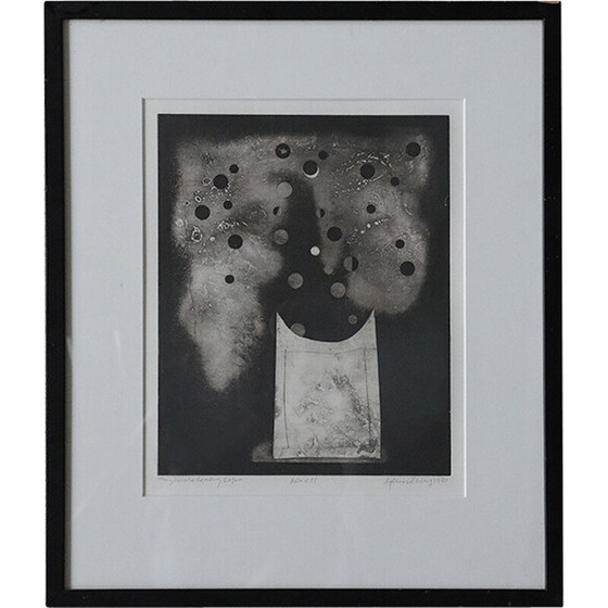 Image 1 of Dipinto vintage di Bertil Lundberg, 1980