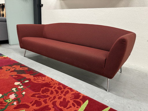 Gelderland 6250 Sofa 3 Seater Grape Fabric 16 Red Black