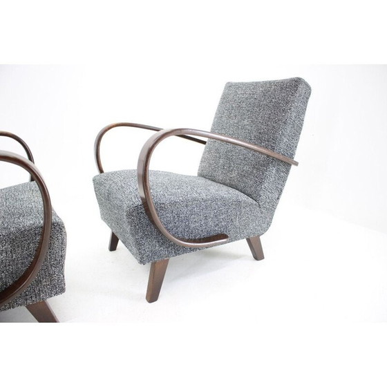 Image 1 of Pair of vintage armchairs by Jindrich Halabala, 1930s