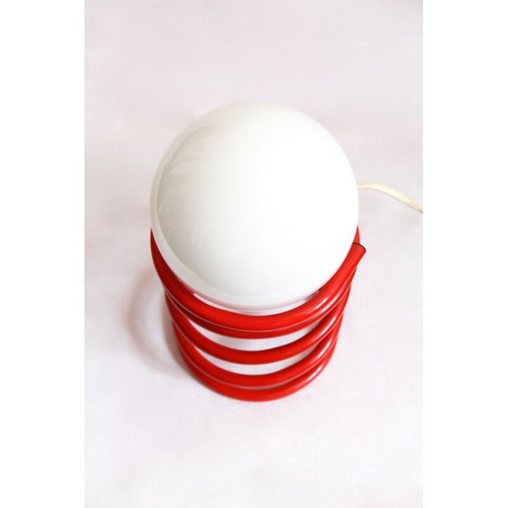 Image 1 of Lampada da tavolo vintage Molla rossa, Italia anni '70
