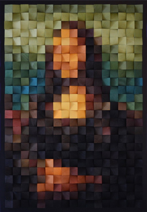 Wooden Art "Mona Lisa"