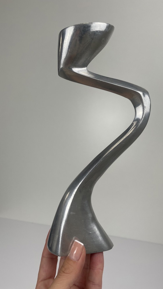 Image 1 of 2 X Arclumis / Swan Candlesticks Design Matthew Hilton