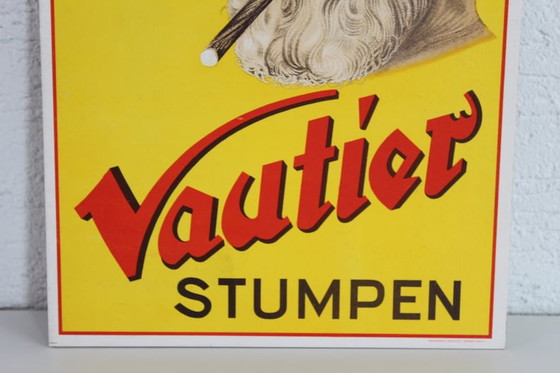 Image 1 of Ancienne affiche publicitaire Vautier