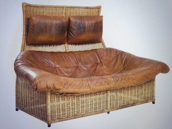 Image 1 of Rare Gerard Van De Berg 2-Seater Sofa For Montis